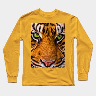 Tiger Face Long Sleeve T-Shirt